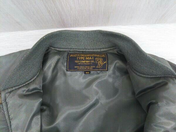 MA1/フライトジャケット TED COMPANY TEDMAN テッドマン サイズ40 カーキ フライトジャケット TEDMAN テッドマン U.S.A.F TMA-580 □604
