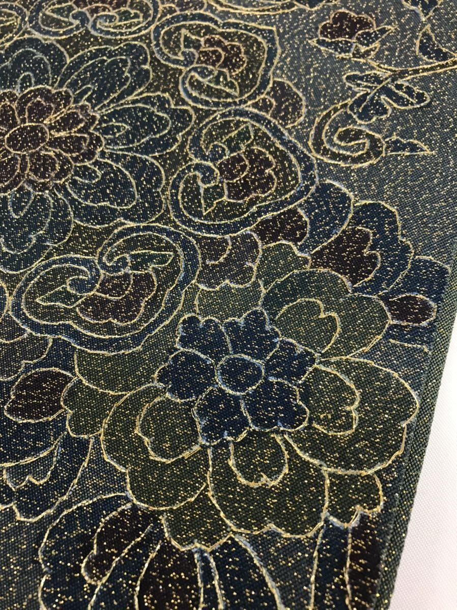 汕頭刺繍 蘇州刺繍 袋帯 正絹 ☆きもの北條☆ 中国刺繍 あすかや 祈繍