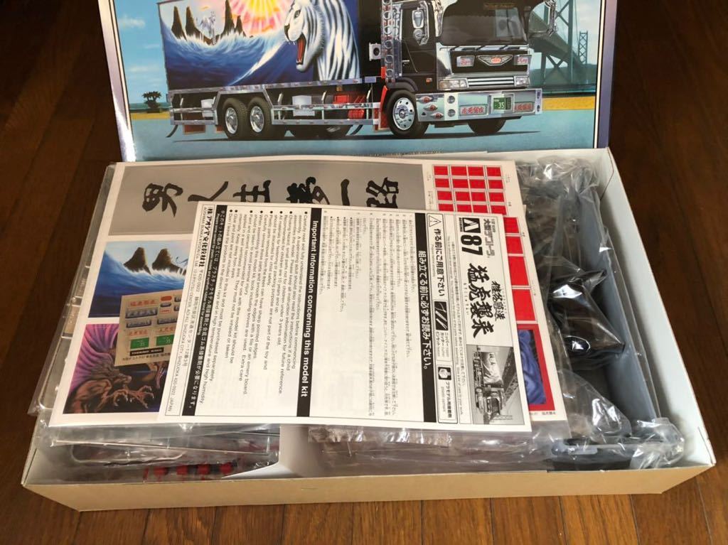 椎名急送 猛虎襲来 アオシマ 絶版 Yahoo!オークション デコトラ - 1⁄32