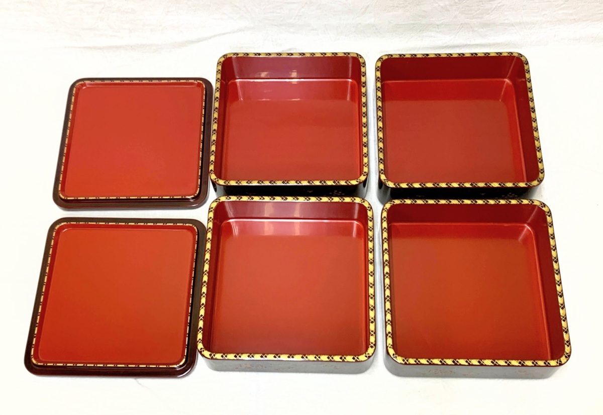輪島塗加藤 重箱 会津 漆器 花紋 会津塗 重箱 の人気商品一覧・価格