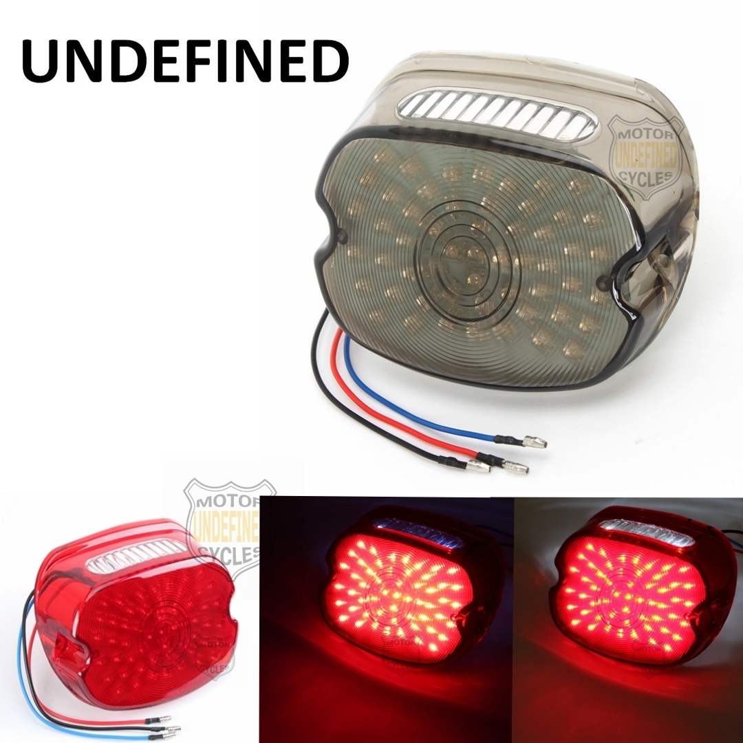 ハーレー純正タイプ レイダウンＬＥＤテールライト/テールランプ/スモーク スポーツスター/ダイナ/ソフテイル/ツーリングモデル_1