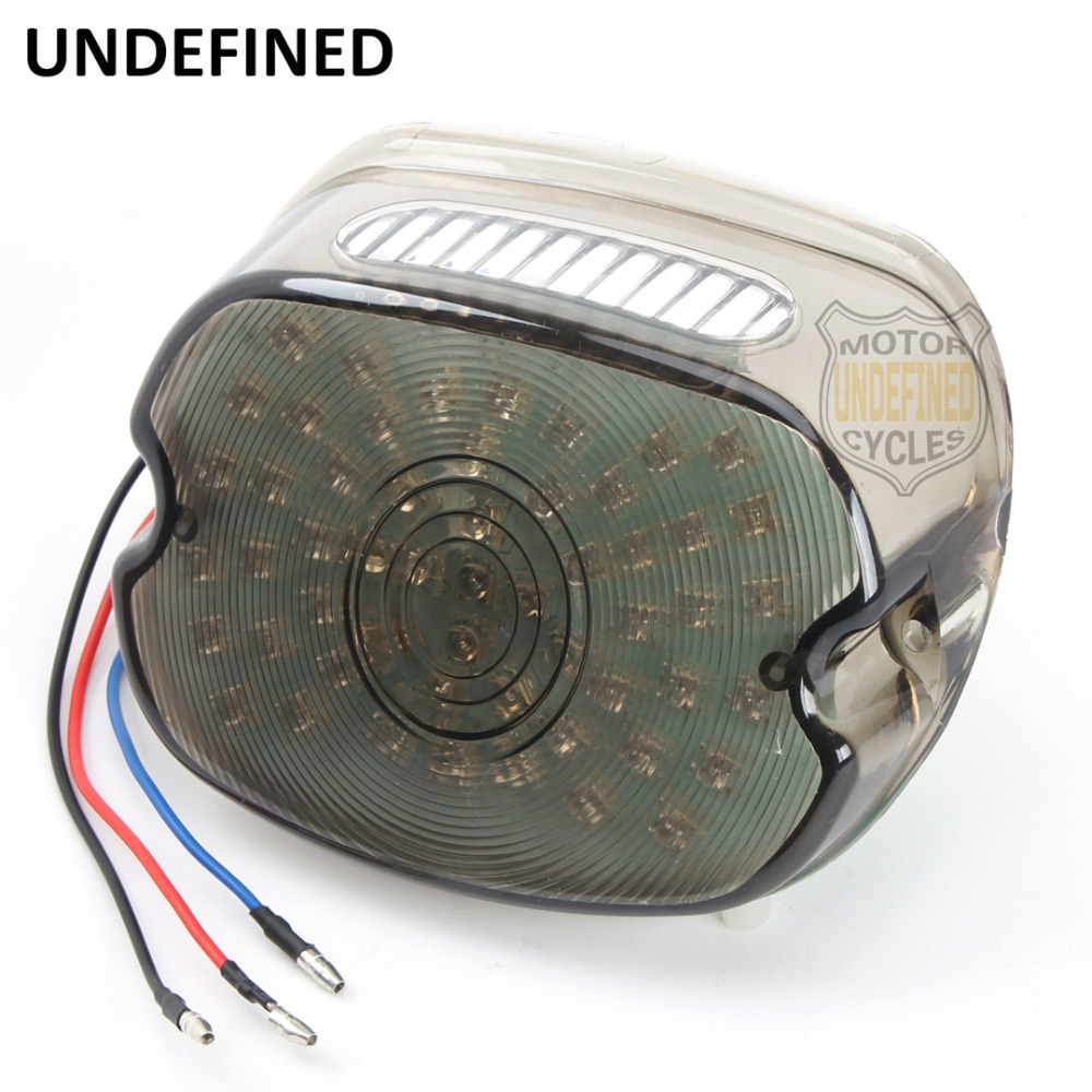 ハーレー純正タイプ レイダウンＬＥＤテールライト/テールランプ/スモーク スポーツスター/ダイナ/ソフテイル/ツーリングモデル_4