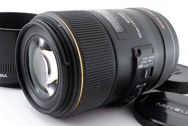 美品】 SIGMA シグマ 105mm F2.8 EX DG OS HSM 【SONY αマウント