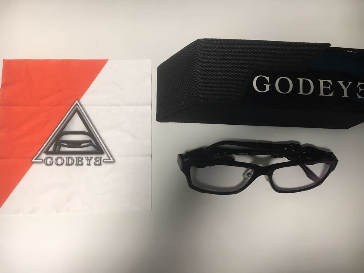 通販専用モデル GODEYE黒蓮ゴッドアイ眼鏡メガネ ゲーミンググラス