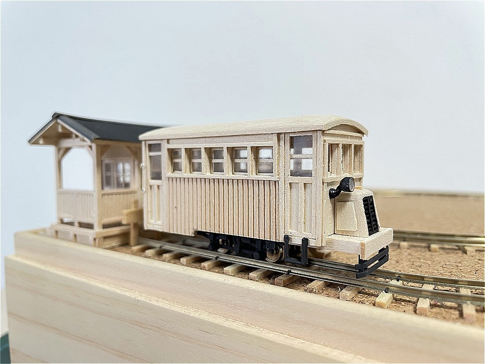 ワールド工芸】HOナロー 九十九里鉄道 キハ104-2 木造仕様 単端式