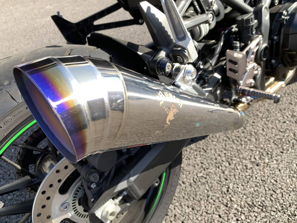 kawasaki Z900RS CAFE アールズギア ワイバンクラシックR メガホン