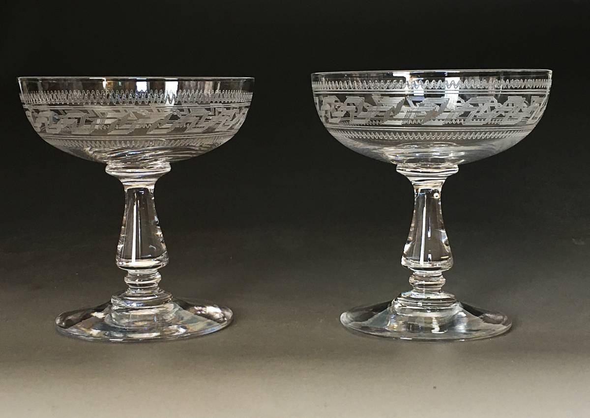 ラスト1セット】100年前の名品 オールド バカラ baccarat 19世紀名品 