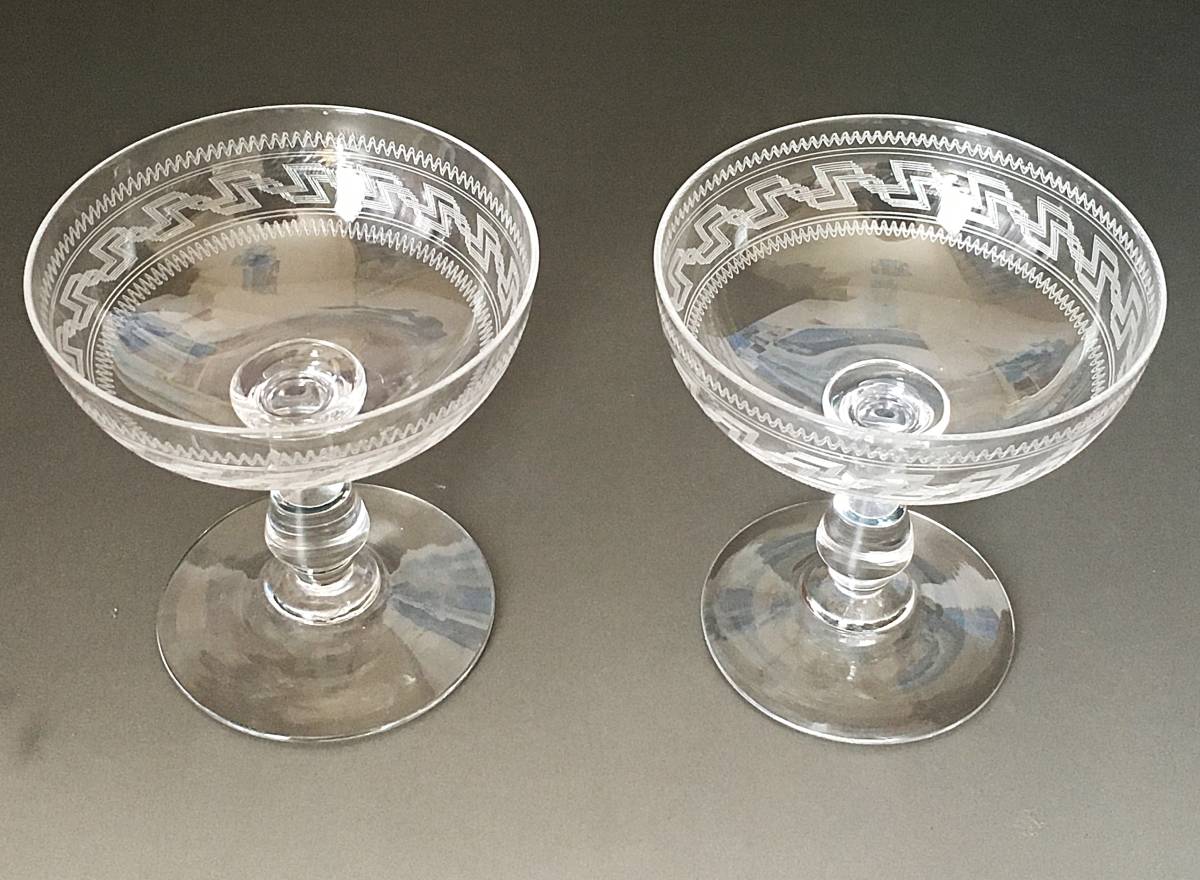 ラスト1セット】100年前の名品 オールド バカラ baccarat 19世紀名品 