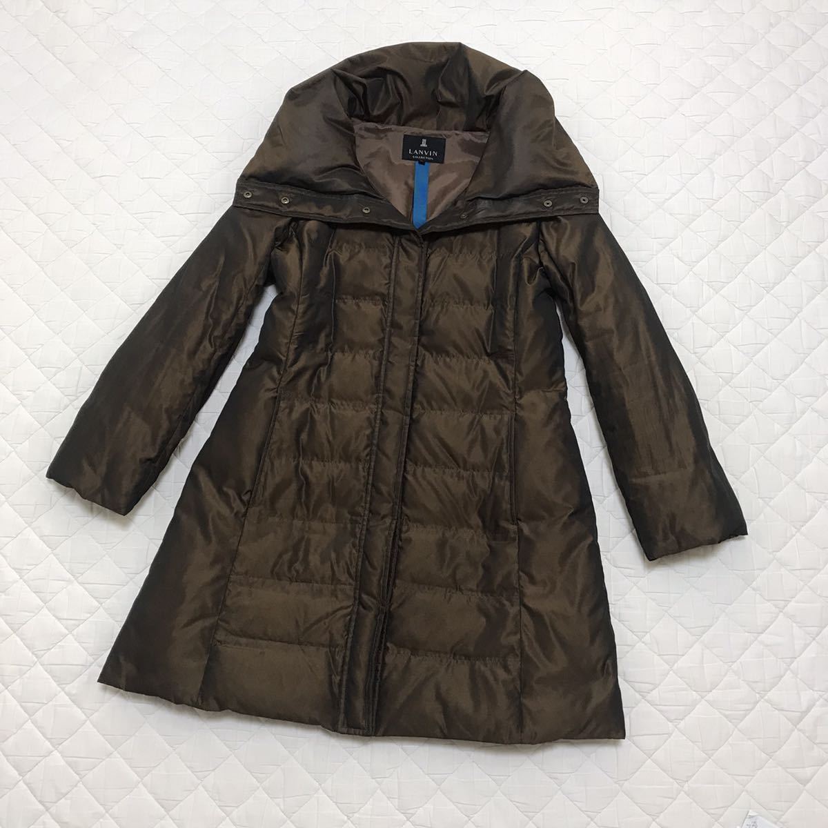 ランバン★ダウンコート40 | ランバン LANVIN by 黒 ランバンオンブルー&frasl;ダウンコート&frasl;黒×白×グレー&frasl;サイズ：36の買取実績