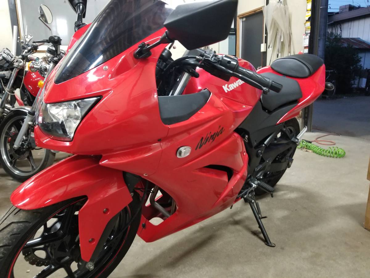 格安　ニンジャ250R　NINJA250R　セル始動　43804ｋｍ　後期モデル_1