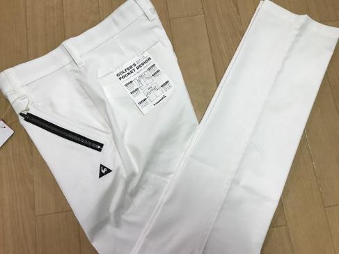 新作入荷，セール Le coq sportif GOLF ルコックゴルフ テーパードロングパンツ QGMNJD07 WH00 ８８(88cm～)｜売買されたオークション情報、yahooの商品情報をアーカイブ公開 - オークファン パンツ、スラックス