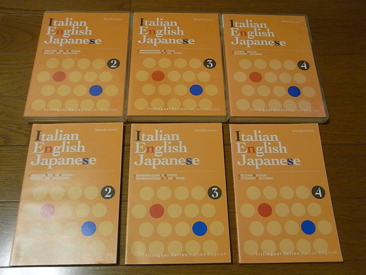 スピードラーニング トライリンガル イタリア語 英語 日本語