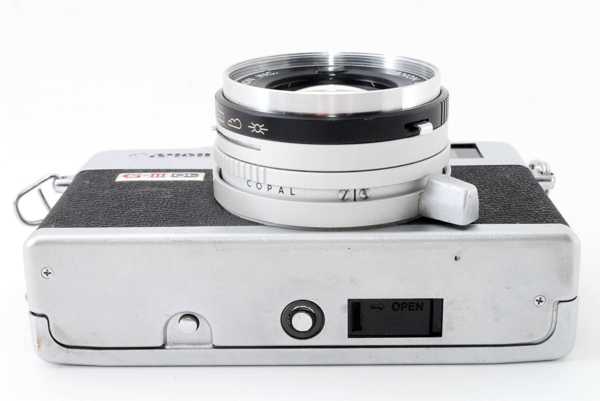 ☆動作品☆ Canon Canonet QL17 G-III 40mm F1.7 キャノン キャノ