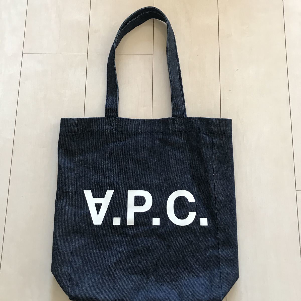 A A.P.C.(アーペーセー) A.P.C. 逆さ デニムトートバッグ アーペーセー 