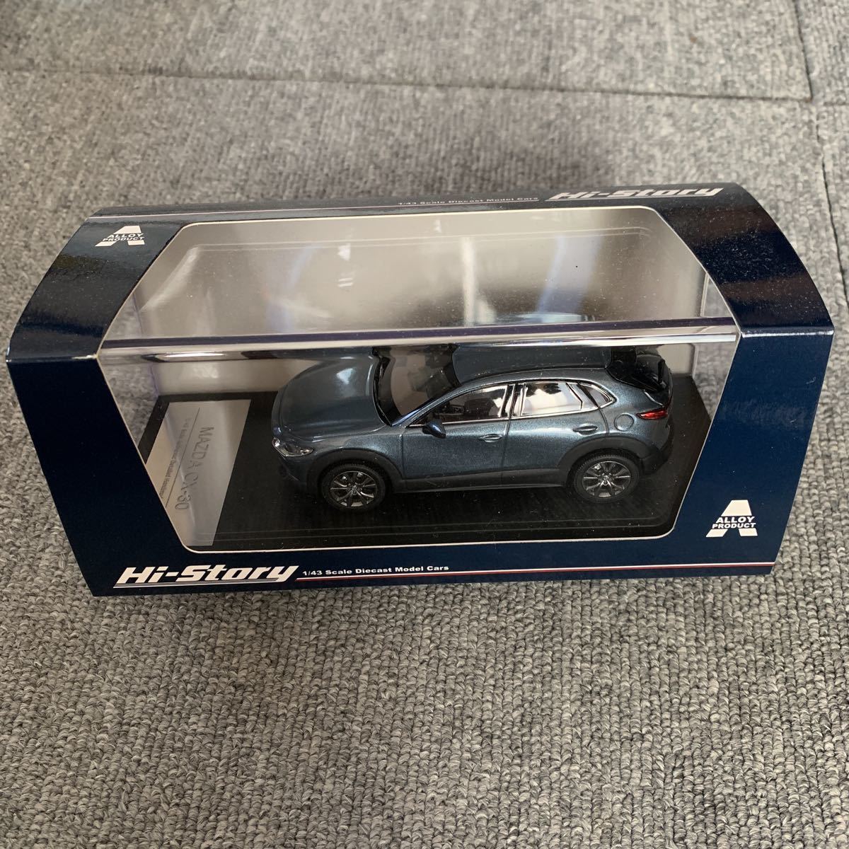 ハイストーリー マツダ CX-30 ポリグレーメタリック 1/43 MAZDA CX-30