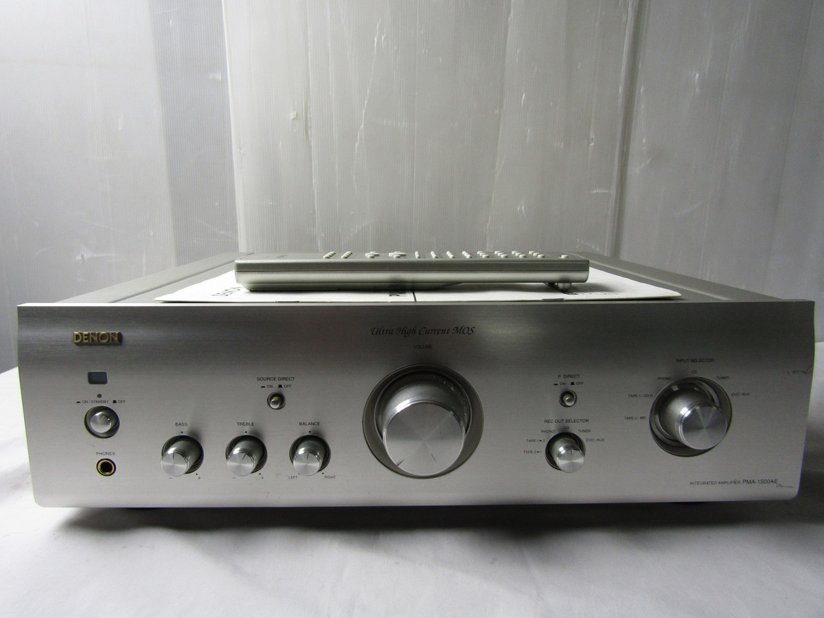 DENON PMA-1500AE プリメインアンプ シルバー　デノン 1108-N11-222 DENON PMA-1500AE デノン プリメインアンプ