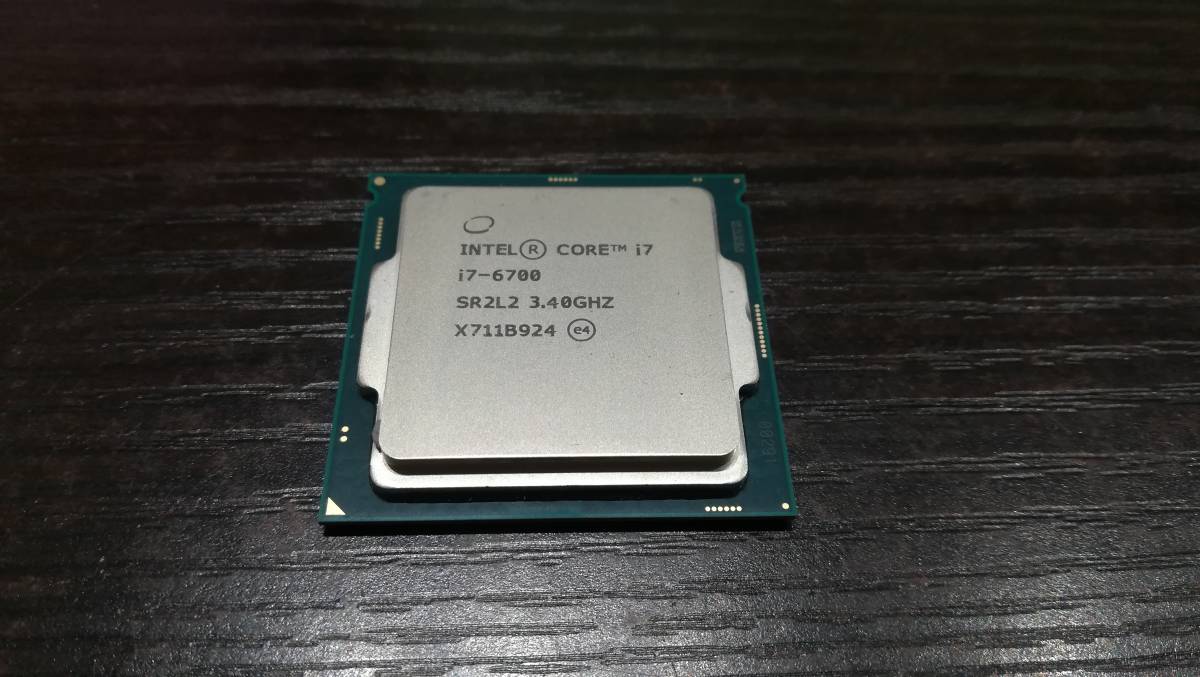 送料無料，定番人気 Intel インテル Core i7-6700 SR2L2 3.40GHz LGA1151 4コア/仮想8コア CPU/(Core i7)｜売買されたオークション情報、yahooの商品情報をアーカイブ公開 - オークファン Core i7