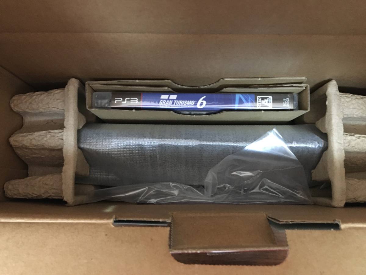 【1円～】【未使用新品】PlayStation 3 スターターパック グランツーリスモ6同梱版 チャコール・ブラック CEJH-10026_5