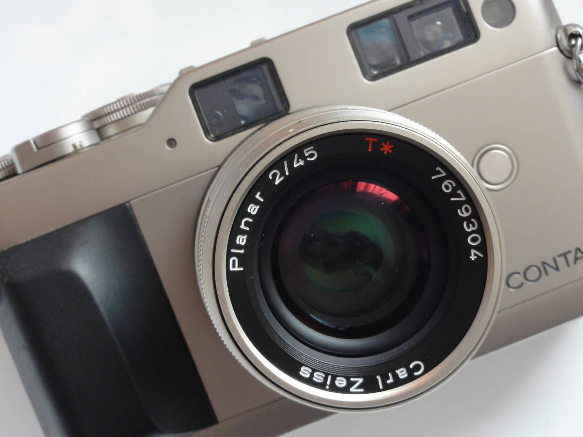 人気のContaxG1(コンタックスG1)、Planar(プラナー)45mmF2.0レンズ