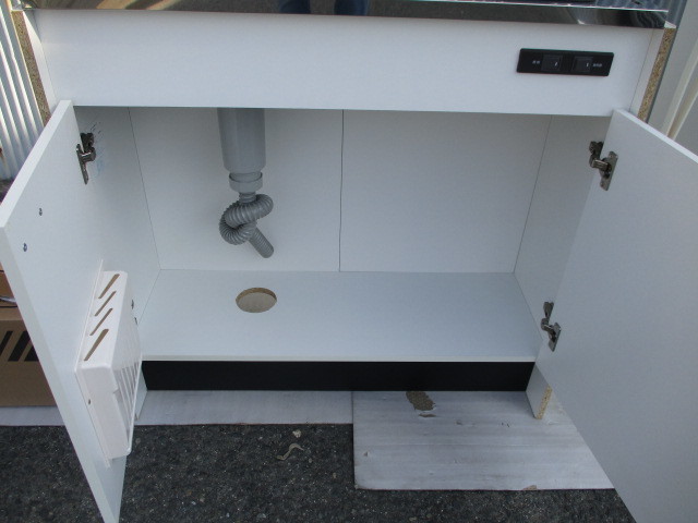 ■亀井製作所■ミニキッチン900mmサイズ左シンク■展示未使用品30000円～! キッチン,ミニキッチン,亀井製作所 ミニキッチン ミニカテゴリーの亀井製作所 キッチン,コンパクトキッチン,亀井製作所 加熱 900の通販