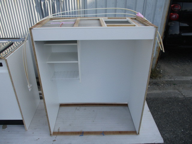 ■亀井製作所■ミニキッチン900mmサイズ左シンク■展示未使用品30000円～! キッチン,ミニキッチン,亀井製作所 ミニキッチン ミニカテゴリーの亀井製作所 キッチン,コンパクトキッチン,亀井製作所 加熱 900の通販