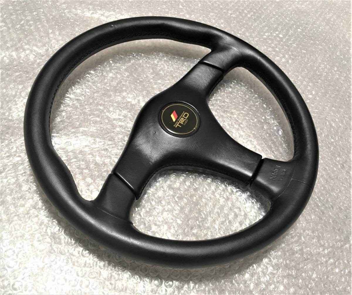 希少 廃盤 TRD NARDI 36φ ブラックレザー ホーンパッド ホーンボタン 
