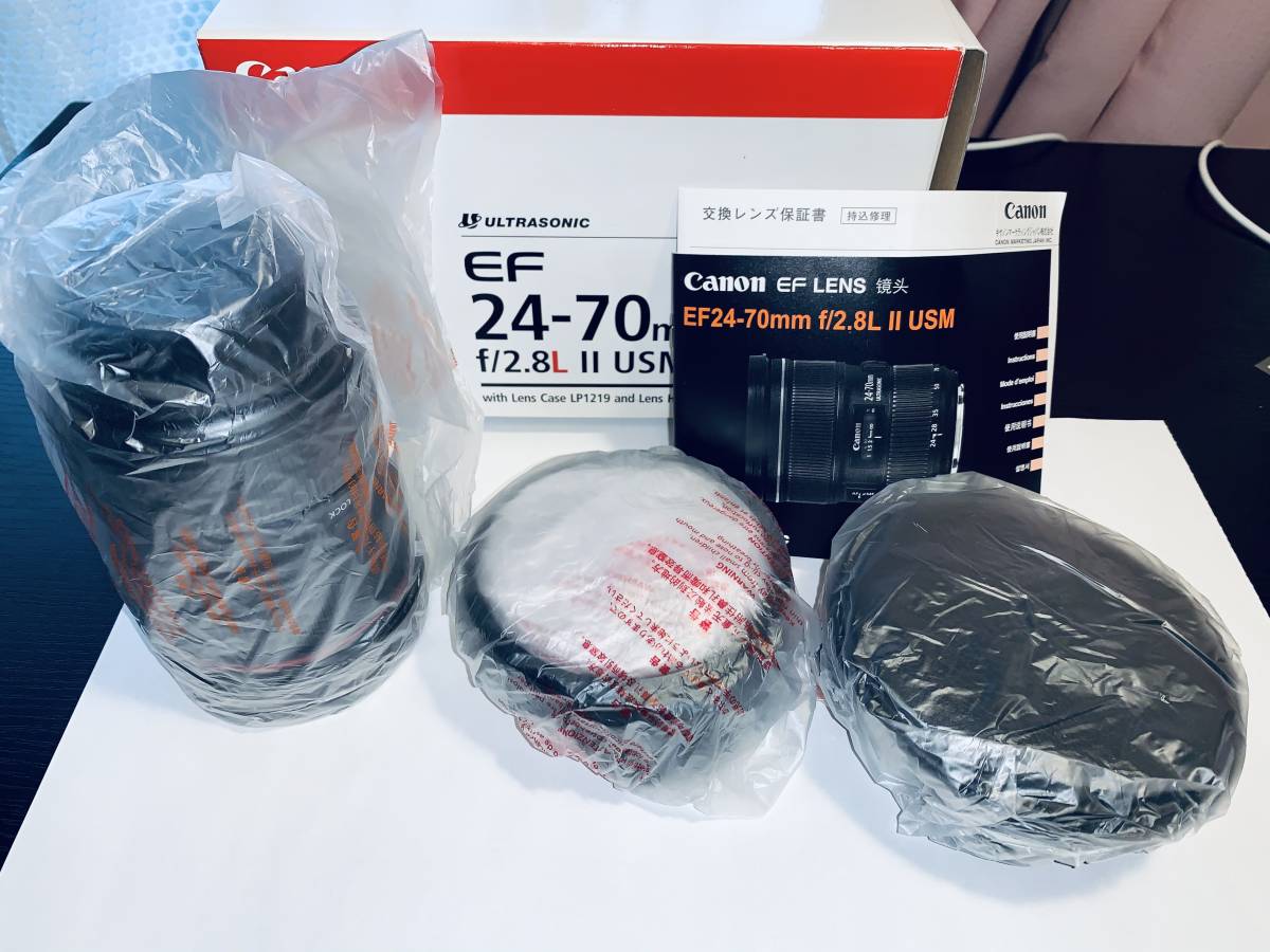 人気SALE，限定セール 極上品 個人出品 キャノン CANON EF24-70mm F2.8L II USM L ズームレンズ 室内試写のみ 大三元(キヤノン)｜売買されたオークション情報、yahooの商品情報をアーカイブ公開 - オークファン キヤノン