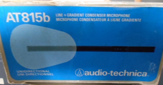 元箱付き audio-technica AT－815b 超指向性・バックエレクト