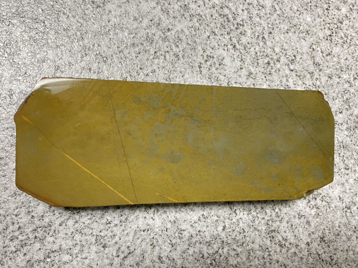 天然砥石 正本山合砥 枯れ色 三十切 1596g 上物 仕上げ砥石 / 鉋鑿