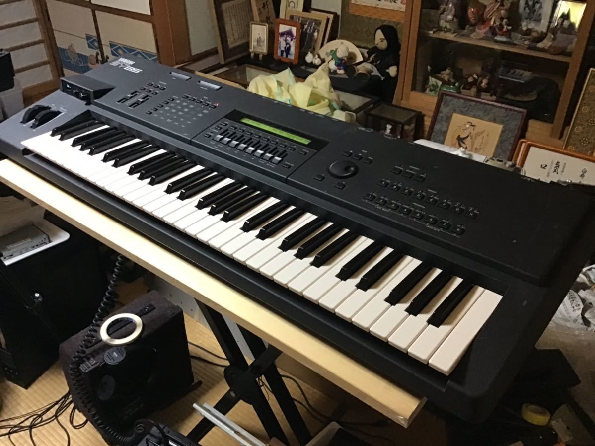 ヤマハ SY85 FDD交換 テストモード動作確認品 シンセサイザー
