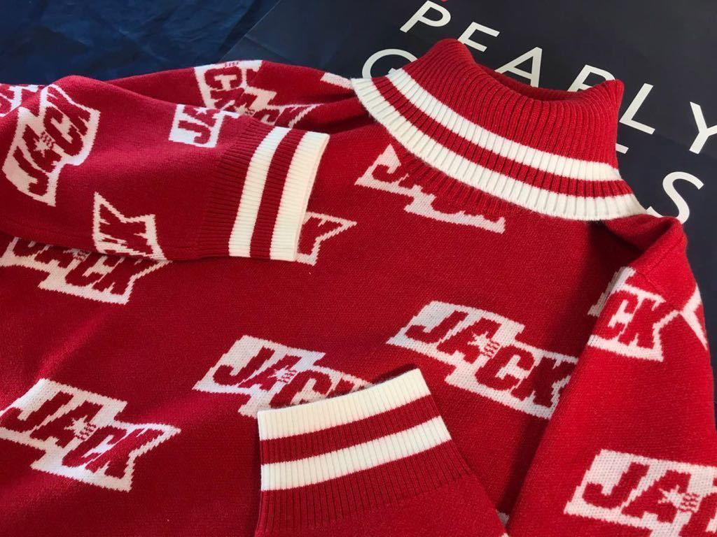  本物 15819144 PEARLY GATES パーリーゲイツ/ジャックバニー 4 M 超 JACKロゴ総柄 タートルネックセーター(セーター)｜売買されたオークション情報、yahooの商品情報をアーカイブ公開 - オークファン セーター