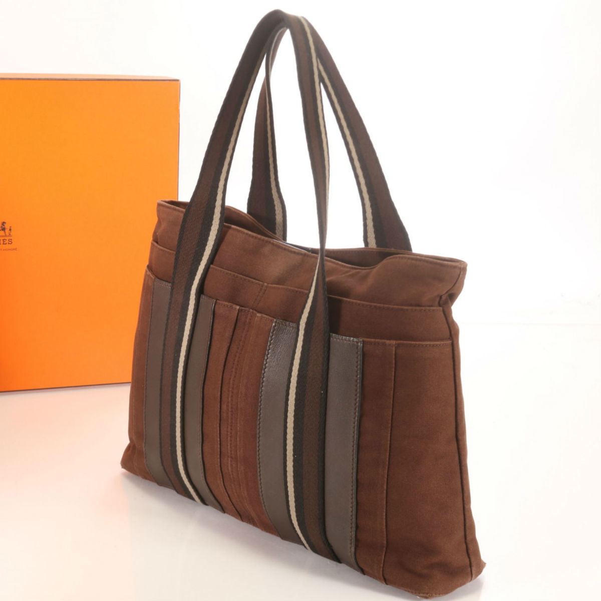 HERMES(エルメス)⁄トロカ・ホリゾンタルPM⁄キャンバス エルメス 