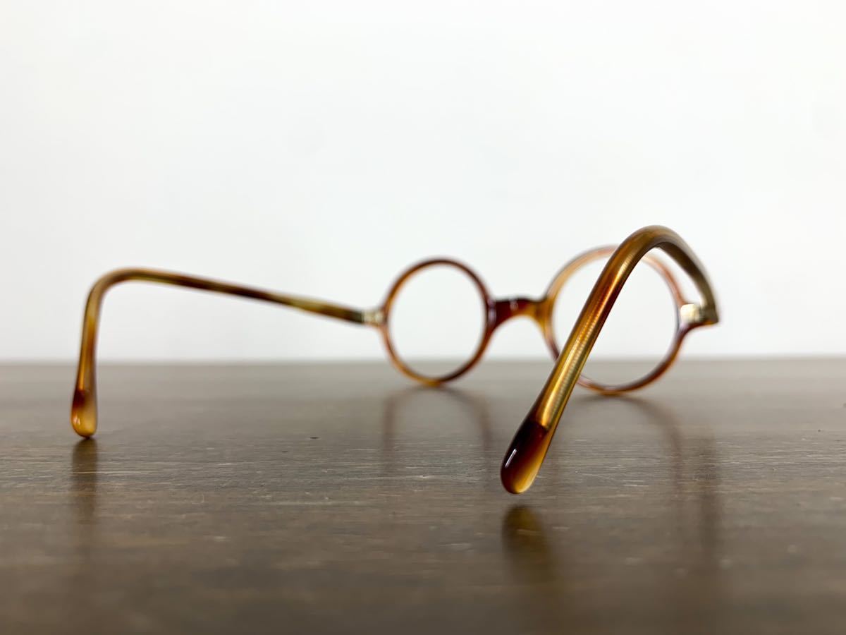1950s MADE IN FRANCE FRAME FRANCE 鼈甲柄 フランス製 丸メガネ 