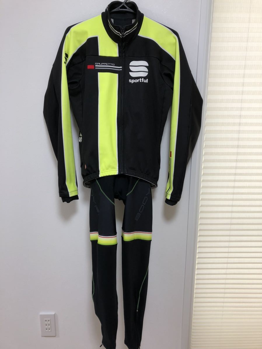 定番人気，格安 スポーツフル sportful ウインタージャケット&BODY FITロングスリーブタイツ(ウエア)｜売買されたオークション情報、yahooの商品情報をアーカイブ公開 - オークファン その他