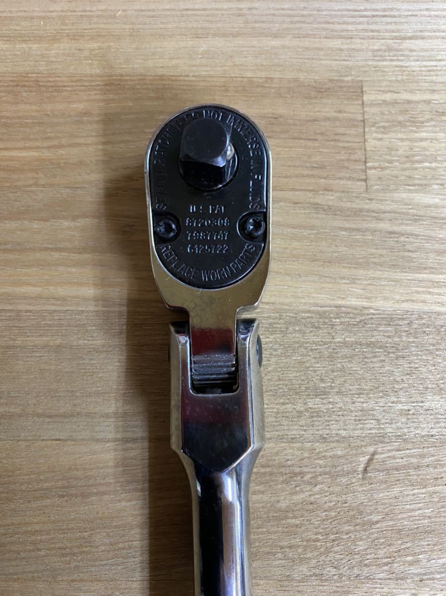 スナップオン | 3&frasl;8 Snap-on 工具 3&frasl;8SQ 3／8 フレックスラチェットハンドル FF80A フレックスラチェットの通販 3&frasl;8SQハードハンドルスタビー 海外手配品スナップオン 3&frasl;8dr SNAP-ON ラチェットハンドル デュアルテクノロジーソフトグリップ