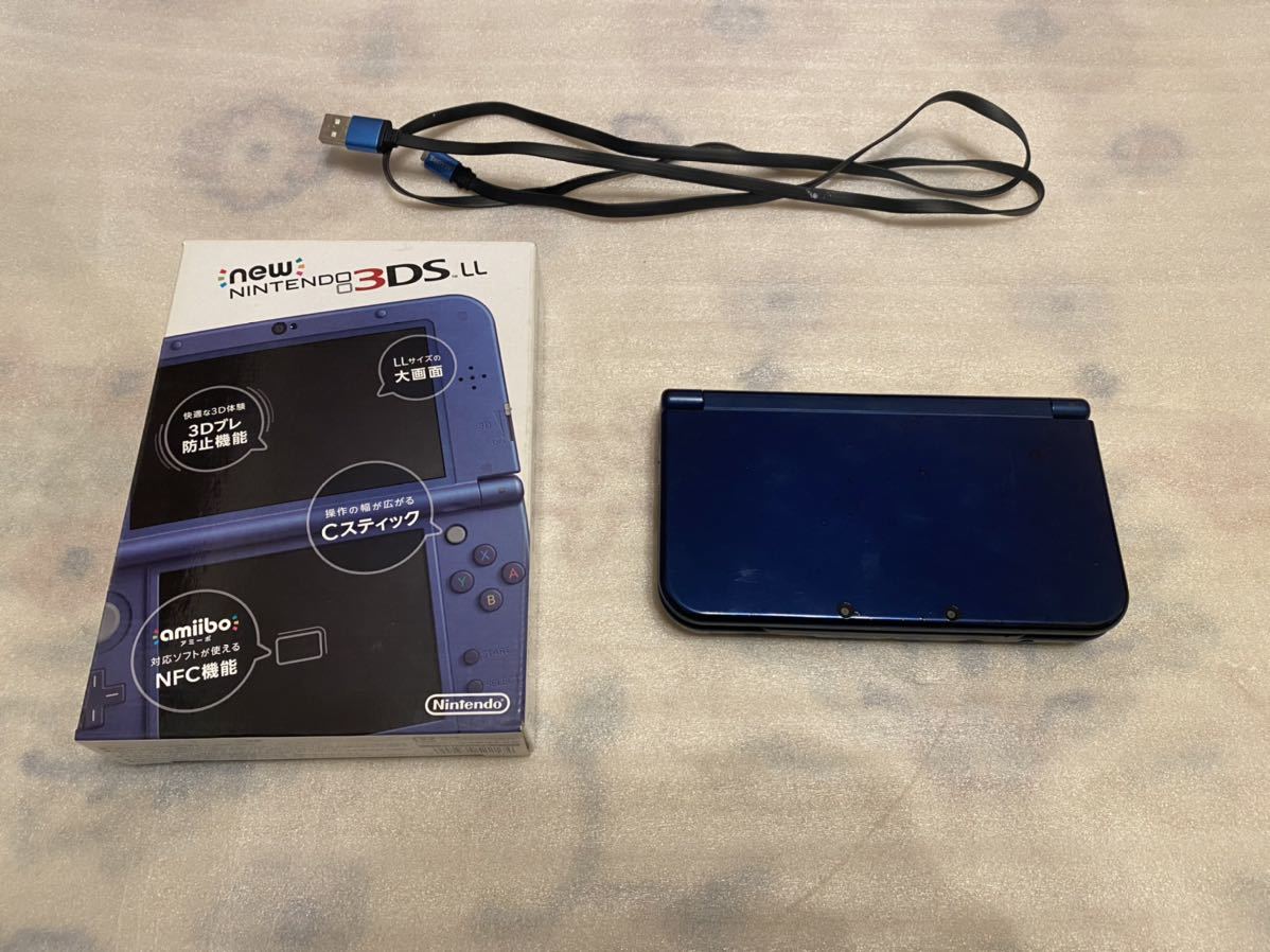 New ニンテンドー3ds Ll メタリックブルー 箱 説明書綺麗 欠品なし 他usb充電ケーブル ケース 16gb Sdカード別途あり 任天堂 ニンテンドー3ds Ll本体 売買されたオークション情報 Yahooの商品情報をアーカイブ公開 オークファン Aucfan Com