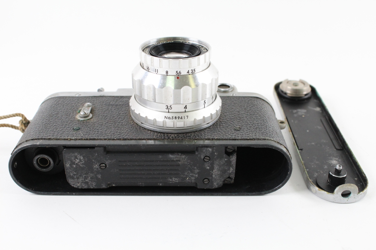 ◇LEOTAX×TOPCOR 1:3.5 f=5cm／レオタックス中古ジャンク25◇