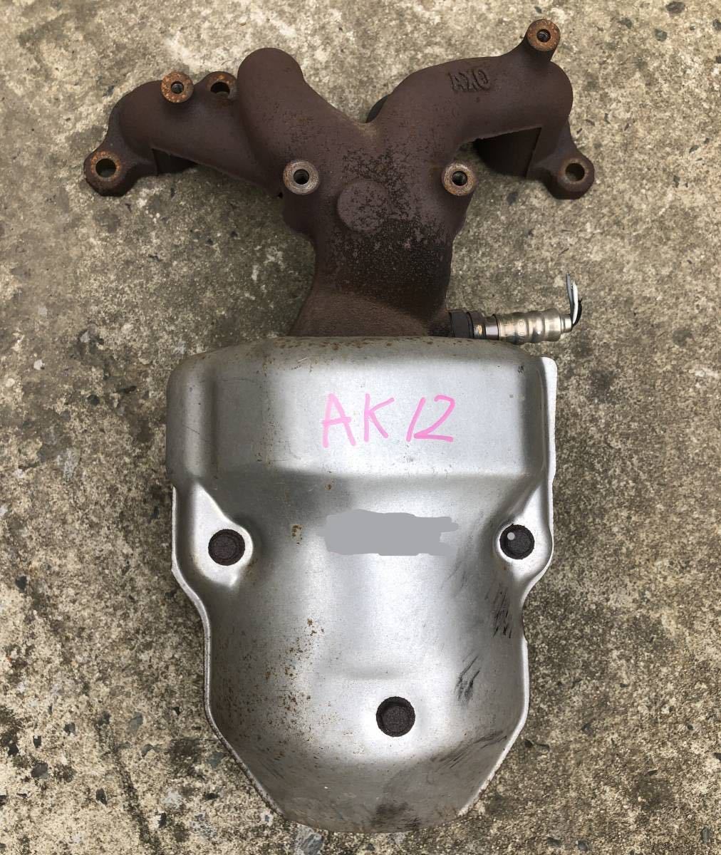 ③ 日産 マーチ AK12 CR12 エキマニ 触媒 2個セット AX0 CTO-Y1