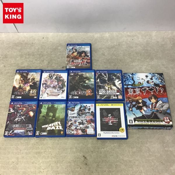 1円~ PS Vita ソフト ゴッドイーター2 レイジバースト、戦国無双 真田丸 他