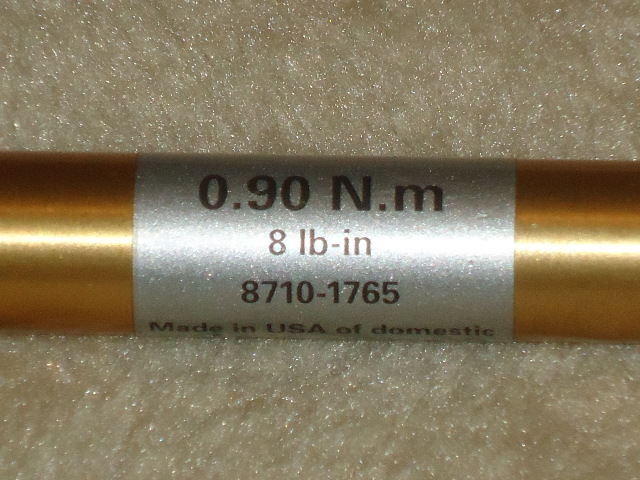 大人気，限定SALE AGILENT　8710-1765 トルクレンチ　5/16インチ　SMA他用　美品