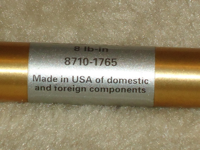 大人気，限定SALE AGILENT　8710-1765 トルクレンチ　5/16インチ　SMA他用　美品