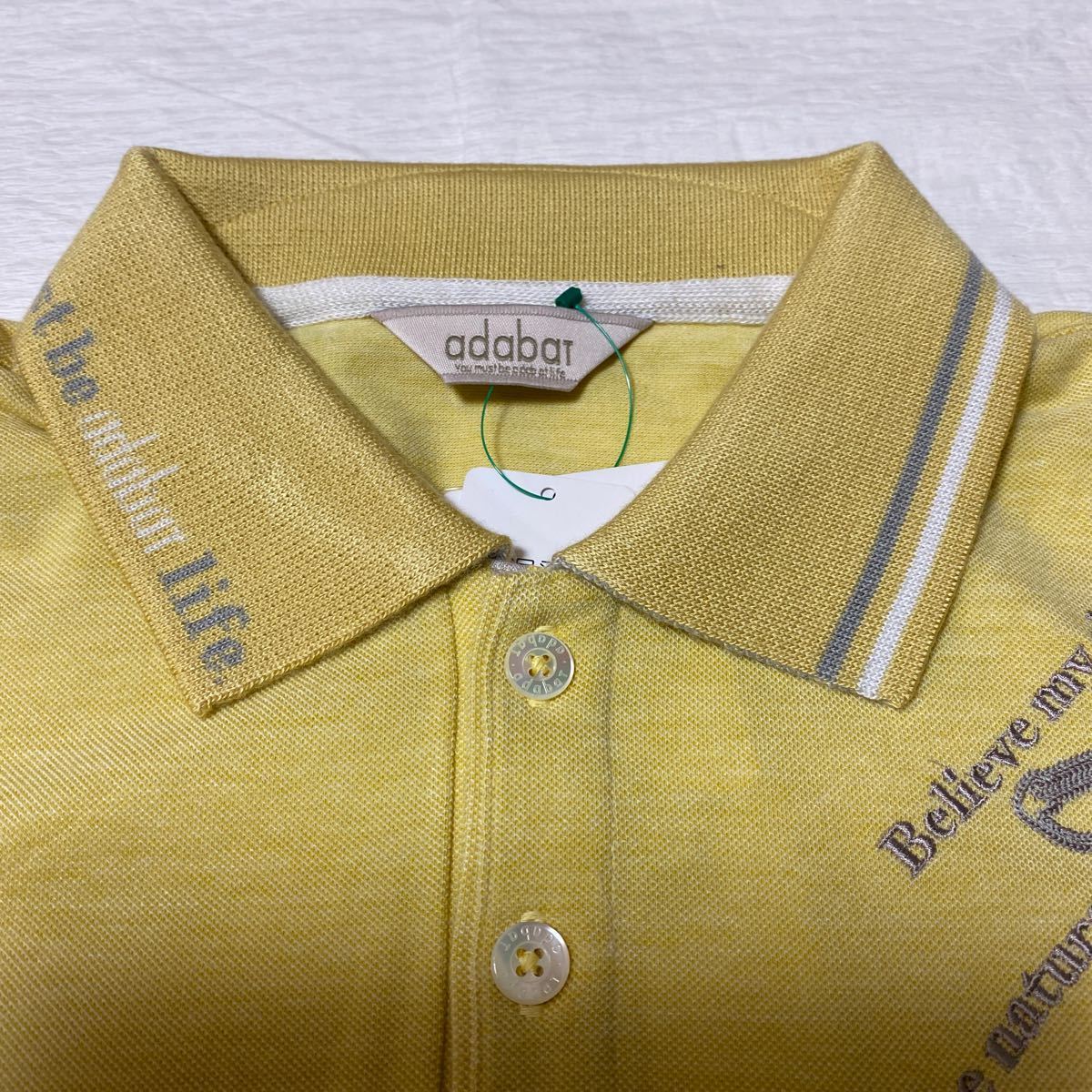 アダバット ポロシャツ adabat メンズ ADABAT 春夏用 48サイズ(Ｌ相当) 長袖メンズポロシャツ 長袖ポロシャツ 吸湿発熱ポケットエンブレム長袖ポロシャツ 「吸湿発熱」ポケットエンブレム長袖ポロシャツ UVカット吸水速乾胸ポケット付き長袖 新レーベル サッカーストライプ長袖ポロシャツ NAVY」吸水速乾 UV&frasl;吸水速乾クラブプリント長袖ポロシャツ