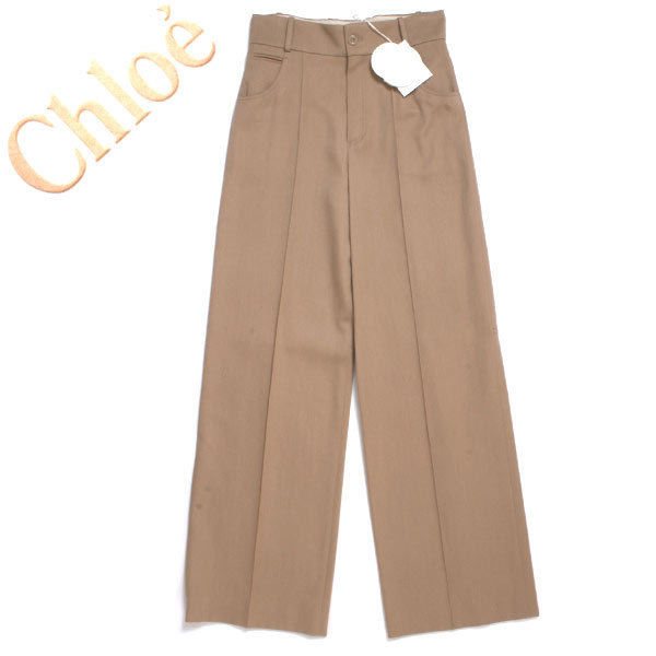 定価136,000円 タグ付新品】Chloe PANTALON パンタロン ウール 
