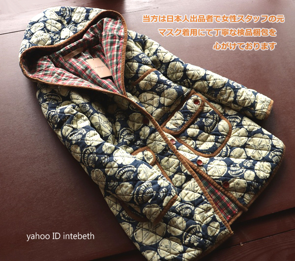 新品□L.GIL 中綿キルティング コート◇レディース デニムWASH シェル 