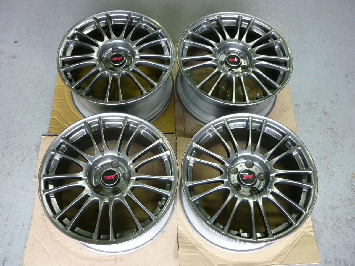 BBS | ホイール WRX bbs 18インチ 鍛造 STI RI-A スバル(純正) 4本 18