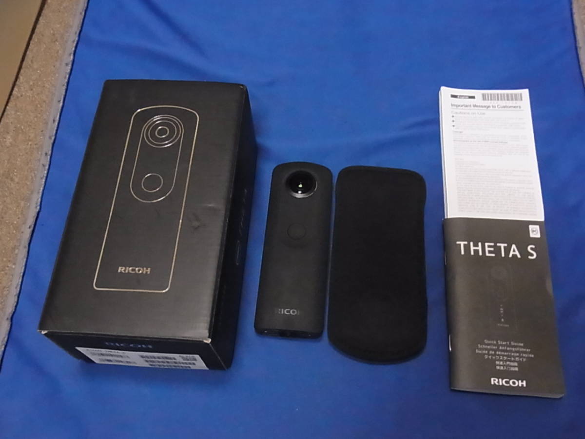 S THETA RICOH 360度全天球カメラ ブラック : | リコー Electronics 