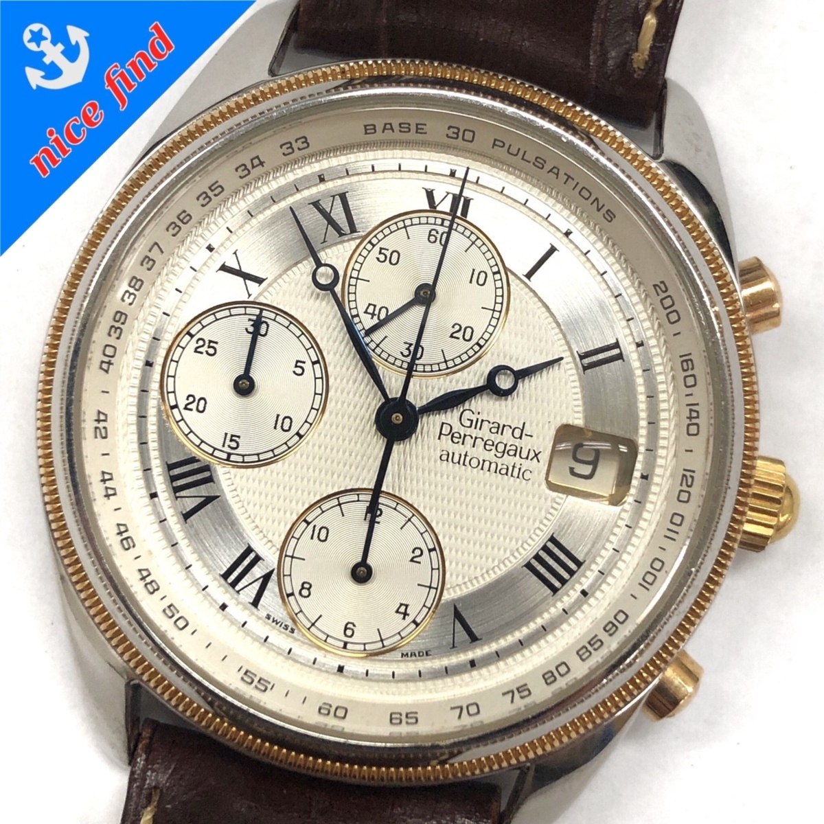◇ジラール ペルゴ girard perregaux◇クロノグラフ GP4900 自動巻き 