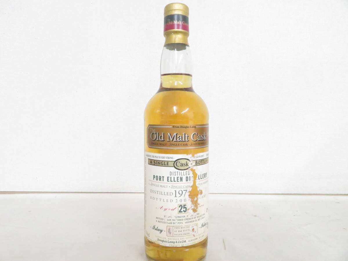 せ 未開栓 古酒 PORT ELLEN ポートエレン２５年 197 200 ダグラスレイン オールド モルト カスクシングルモルト 50度 700ml(アイラ)｜売買されたオークション情報、yahooの商品情報をアーカイブ公開 シングルモルト