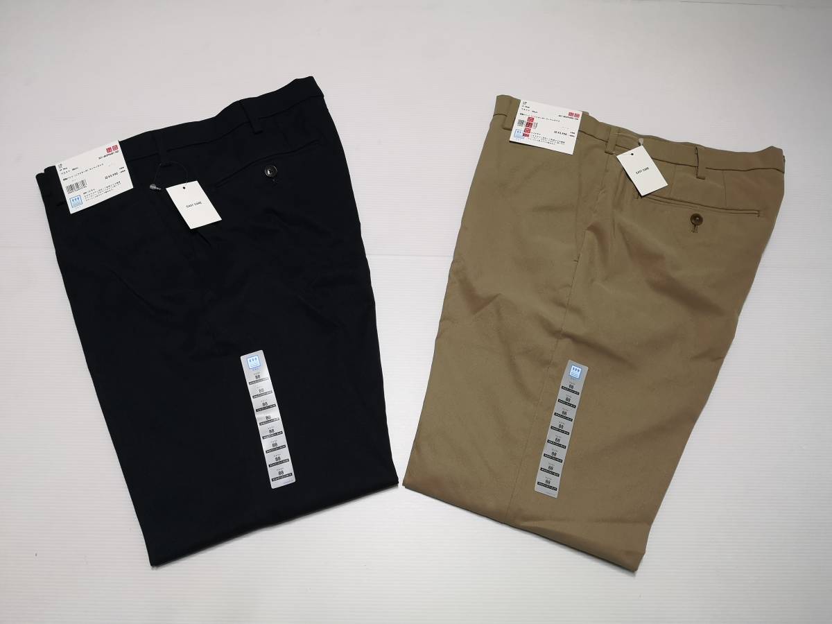 タグ付き 2本セット Uniqlo ユニクロ 感動パンツ ソフトタッチ コットンライク 69navy 31beige W その他 売買されたオークション情報 Yahooの商品情報をアーカイブ公開 オークファン Aucfan Com