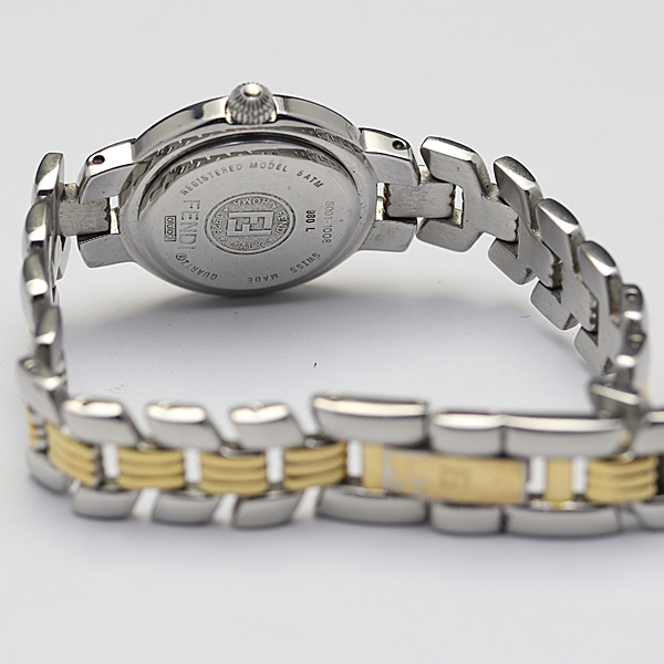 1円☆稼働【FENDI/フェンディ】980L ローマン デイト コンビカラー